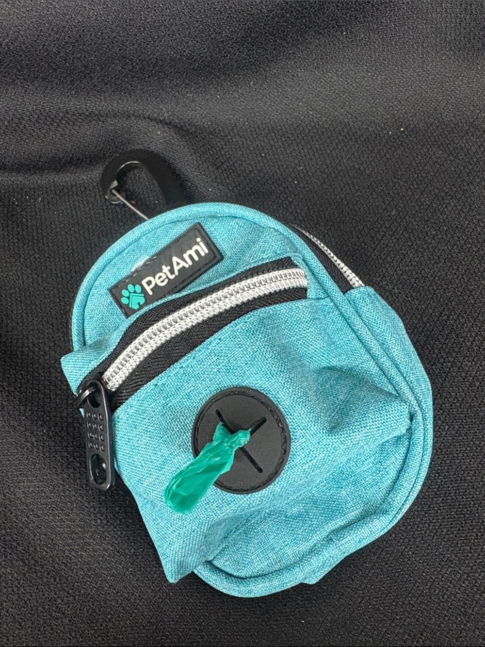 PetAmi Teal Dog Waste Bag Dispenser Pouch
